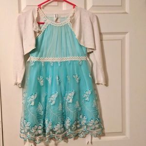 Butterfly lace dress